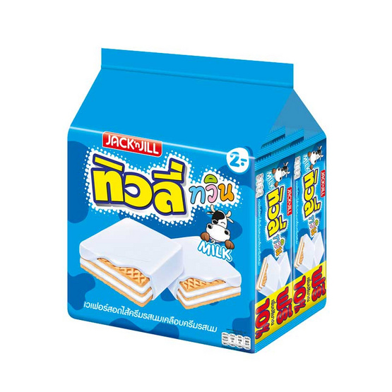 ทิวลี่ทวิน เวเฟอร์สอดไส้ครีมรสนม 15.4 กรัม (แพ็ก 24 ชิ้น) ทิวลี่ทวิน เวเฟอร์สอดไส้ครีมรสนม 15.4 กรัม (แพ็ก 24 ชิ้น)