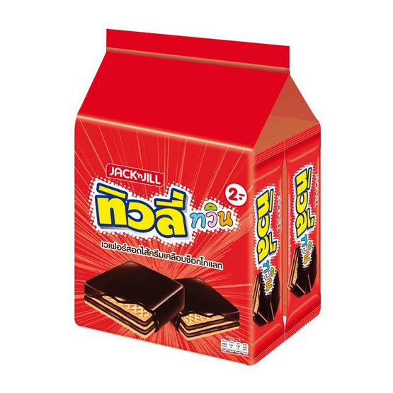 ทิวลี่ทวิน เวเฟอร์สอดไส้ครีมเคลือบช็อกโกแลต 15.4 กรัม (แพ็ก 24 ชิ้น) ทิวลี่ทวิน เวเฟอร์สอดไส้ครีมเคลือบช็อกโกแลต 15.4 กรัม (แพ็ก 24 ชิ้น)