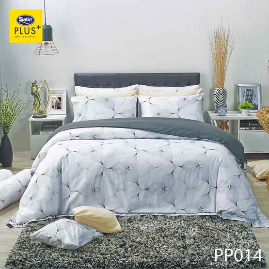 Satin Plus ชุดผ้าปูที่นอน PP014 Satin Plus ชุดผ้าปูที่นอน PP014
