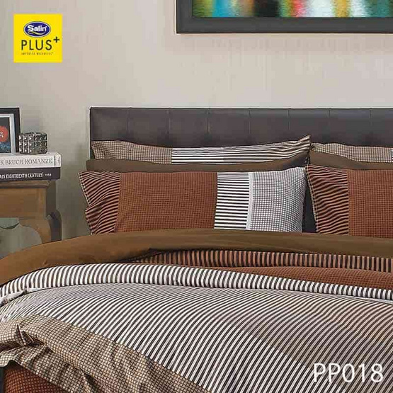 Satin Plus ชุดผ้าปูที่นอน PP018 Satin Plus ชุดผ้าปูที่นอน PP018