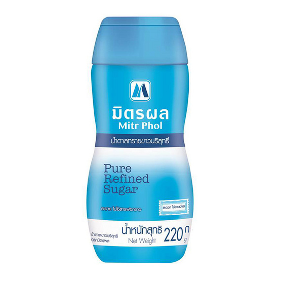 มิตรผล น้ำตาลทรายขวด 220 กรัม (แพ็ก 4 ขวด) มิตรผล น้ำตาลทรายขวด 220 กรัม (แพ็ก 4 ขวด)