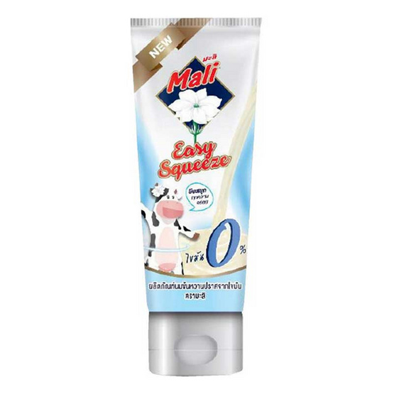 มะลิ นมข้นหวานสูตรไขมัน0%หลอดบีบ 170 กรัม แพ็ก 12 หลอด มะลิ นมข้นหวานสูตรไขมัน0%หลอดบีบ 170 กรัม แพ็ก 12 หลอด