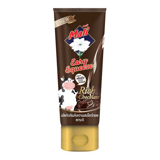 มะลิ นมข้นหวานผสมช็อคโกแลตหลอดบีบ 120 กรัม แพ็ก 12 หลอด มะลิ นมข้นหวานผสมช็อคโกแลตหลอดบีบ 120 กรัม แพ็ก 12 หลอด