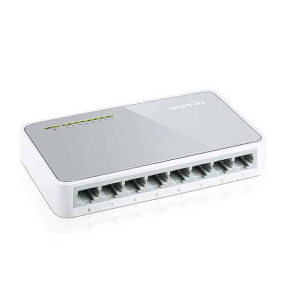 TP-Link อุปกรณ์ขยายช่องสัญญาณ Wi-Fi TL-SF1008D 8-Port 10/100Mbps Desktop Switch TP-Link อุปกรณ์ขยายช่องสัญญาณ Wi-Fi TL-SF1008D 8-Port 10/100Mbps Desktop Switch