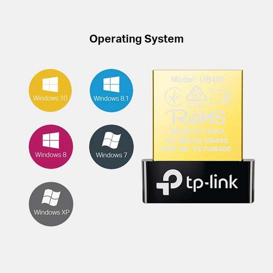 TP-Link USB อแดปเตอร์ UB400 Bluetooth 4.0 Nano USB Adapter TP-Link USB อแดปเตอร์ UB400 Bluetooth 4.0 Nano USB Adapter