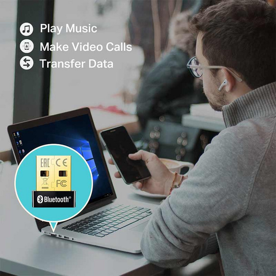 TP-Link USB อแดปเตอร์ UB400 Bluetooth 4.0 Nano USB Adapter TP-Link USB อแดปเตอร์ UB400 Bluetooth 4.0 Nano USB Adapter