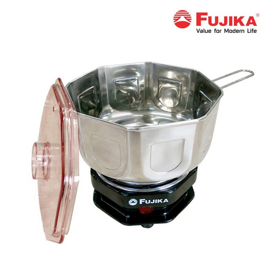 FUJIKA เตาไฟฟ้ามินิอเนกประสงค์ พร้อมหม้อสแตนเสลและกาสแตนเลส รุ่น MN-451/KP FUJIKA เตาไฟฟ้ามินิอเนกประสงค์ พร้อมหม้อสแตนเสลและกาสแตนเลส รุ่น MN-451/KP