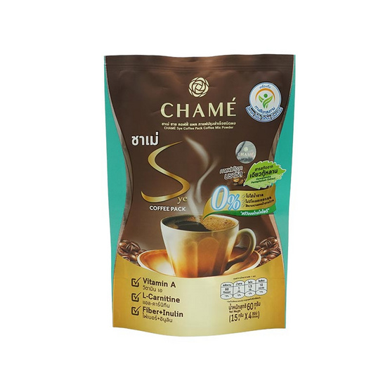 ชาเม่ซายคอฟฟี่กาแฟปรุงสำเร็จชนิดผง 60 กรัม แพ็ก 4 ซอง (3 ถุง) ชาเม่ซายคอฟฟี่กาแฟปรุงสำเร็จชนิดผง 60 กรัม แพ็ก 4 ซอง (3 ถุง)