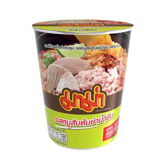 มาม่าคัพ รสหมูสับต้มยำน้ำข้น 60 กรัม (แพ็ก 6 ถ้วย) มาม่าคัพ รสหมูสับต้มยำน้ำข้น 60 กรัม (แพ็ก 6 ถ้วย)