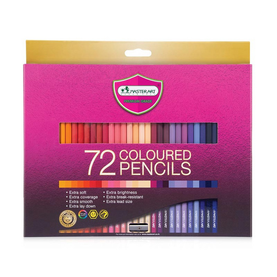 มาสเตอร์อาร์ต ดินสอสี 72 สี มาสเตอร์อาร์ต ดินสอสี 72 สี