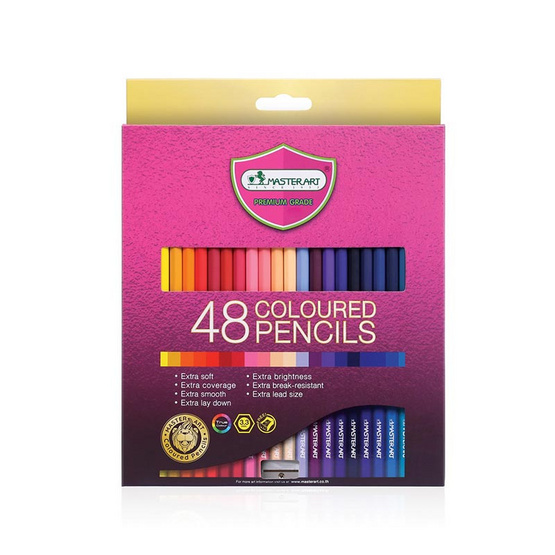 มาสเตอร์อาร์ต ดินสอสี 48 สี มาสเตอร์อาร์ต ดินสอสี 48 สี