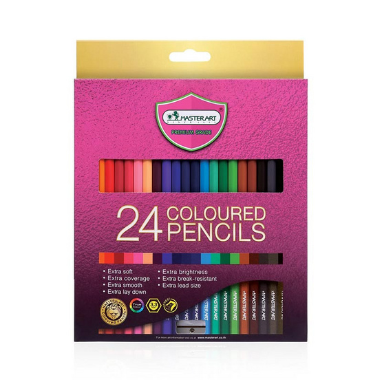 มาสเตอร์อาร์ต ดินสอสี 24 สี มาสเตอร์อาร์ต ดินสอสี 24 สี