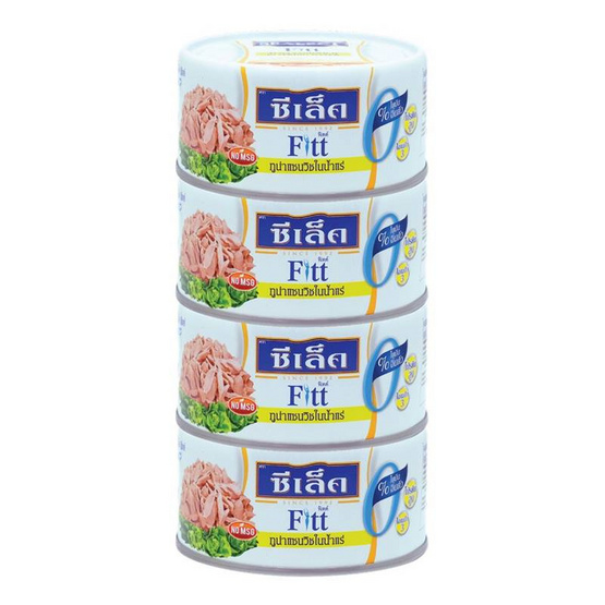 ซีเล็คฟิตต์ ทูน่าในน้ำแร่ 165 กรัม แพ็ก 4 ชิ้น ซีเล็คฟิตต์ ทูน่าในน้ำแร่ 165 กรัม แพ็ก 4 ชิ้น