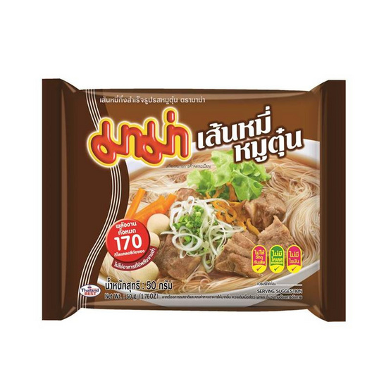 มาม่าเส้นหมี่รสหมูตุ๋นซอง 50 กรัม แพ็ก 30 ซอง มาม่าเส้นหมี่รสหมูตุ๋นซอง 50 กรัม แพ็ก 30 ซอง
