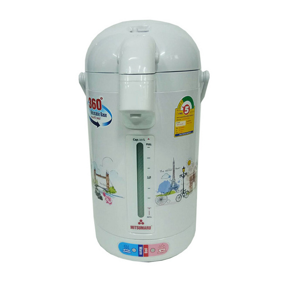 MITSUMARU กระติกน้ำร้อน 2.5 ลิตร รุ่น AP-225As MITSUMARU กระติกน้ำร้อน 2.5 ลิตร รุ่น AP-225As