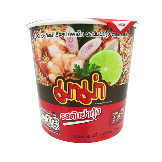 มาม่าคัพเล็ก รสต้มยำกุ้ง 42 กรัม (แพ็ก 6 ถ้วย) มาม่าคัพเล็ก รสต้มยำกุ้ง 42 กรัม (แพ็ก 6 ถ้วย)