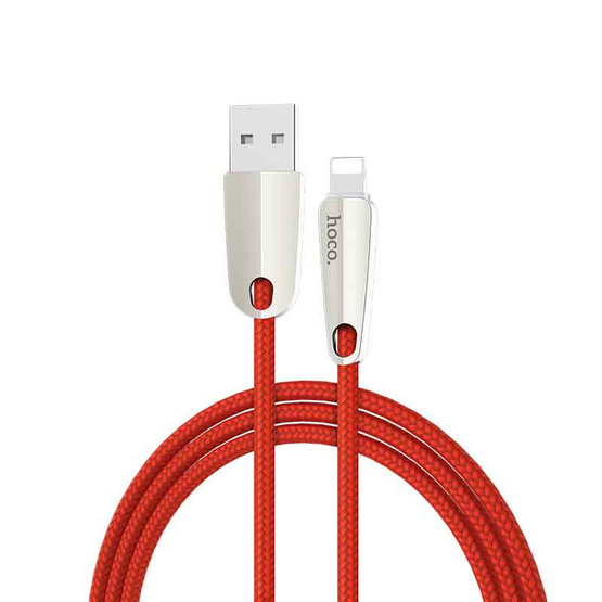 Hoco สายชาร์จตัดไฟอัตโนมัติ Lightning รุ่น U35 Hoco สายชาร์จตัดไฟอัตโนมัติ Lightning รุ่น U35
