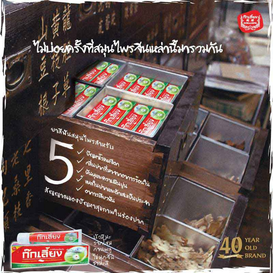 ก๊กเลี้ยง ยาสีฟันสมุนไพร 160 กรัม (แพ็คคู่) ก๊กเลี้ยง ยาสีฟันสมุนไพร 160 กรัม (แพ็คคู่)
