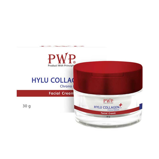 PWP ครีมบำรุงผิวหน้า Hylu Collagen Plus Chrono Reeboot 30 กรัม PWP ครีมบำรุงผิวหน้า Hylu Collagen Plus Chrono Reeboot 30 กรัม