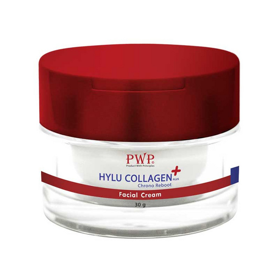 PWP ครีมบำรุงผิวหน้า Hylu Collagen Plus Chrono Reeboot 30 กรัม PWP ครีมบำรุงผิวหน้า Hylu Collagen Plus Chrono Reeboot 30 กรัม