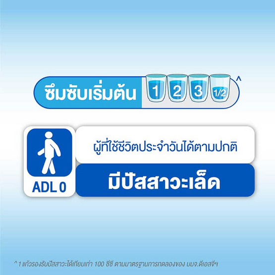 เซอร์เทนตี้ กางเกงผ้าอ้อมผู้ใหญ่ สบายแพ้นส์ ขนาดจัมโบ้ L (32+4 ชิ้น) เซอร์เทนตี้ กางเกงผ้าอ้อมผู้ใหญ่ สบายแพ้นส์ ขนาดจัมโบ้ L (32+4 ชิ้น)