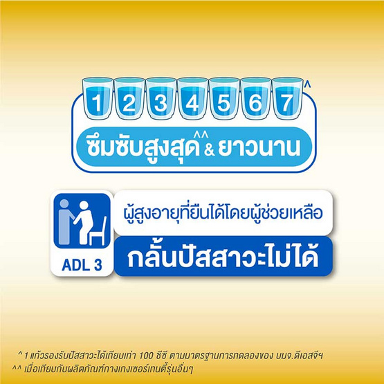 เซอร์เทนตี้ กางเกงผ้าอ้อมผู้ใหญ่ โกล์ดแพ้นส์ XL (12ชิ้น) เซอร์เทนตี้ กางเกงผ้าอ้อมผู้ใหญ่ โกล์ดแพ้นส์ XL (12ชิ้น)