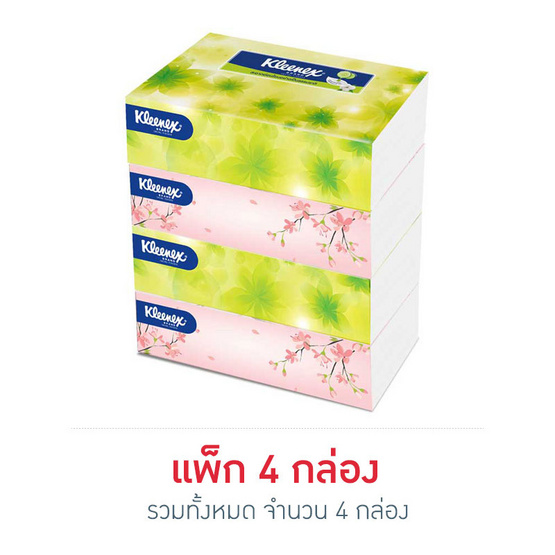 คลีเน็กซ์ เนเชอรัล ซอฟท์บ๊อกซ์ 115S (แพ็ก 4) คลีเน็กซ์ เนเชอรัล ซอฟท์บ๊อกซ์ 115S (แพ็ก 4)