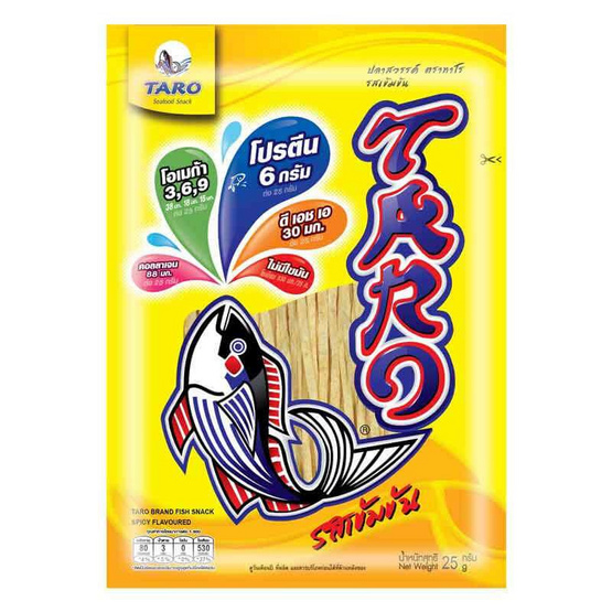 ทาโร ปลาสวรรค์รสเข้มข้น 25 กรัม ทาโร ปลาสวรรค์รสเข้มข้น 25 กรัม