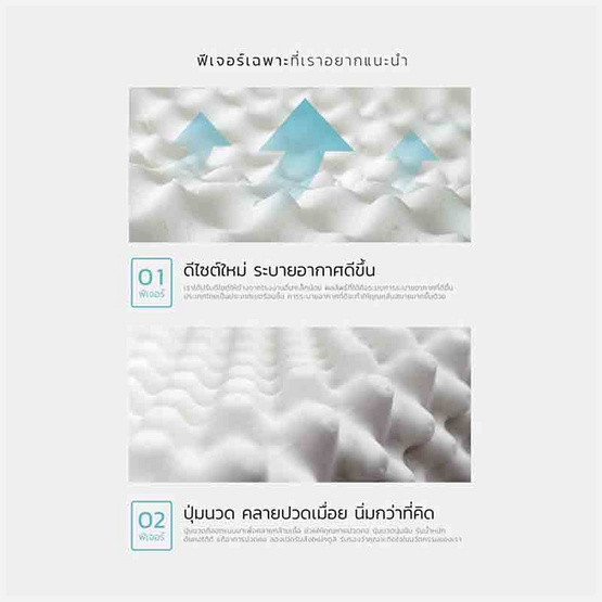 SiamLatex Double Slopes หมอนยางพารา SiamLatex Double Slopes หมอนยางพารา