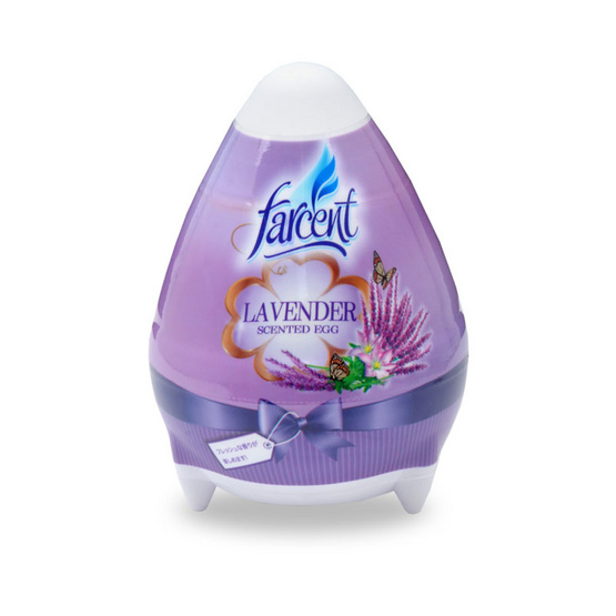 Farcent เจลหอมปรับอากาศรูปไข่ กลิ่นลาเวนเดอร์ 170 กรัม (แพ็ก 2 ชิ้น) Farcent เจลหอมปรับอากาศรูปไข่ กลิ่นลาเวนเดอร์ 170 กรัม (แพ็ก 2 ชิ้น)