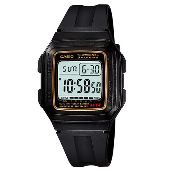 Casio นาฬิกาข้อมือ รุ่น F-201WA-9ADF Casio นาฬิกาข้อมือ รุ่น F-201WA-9ADF