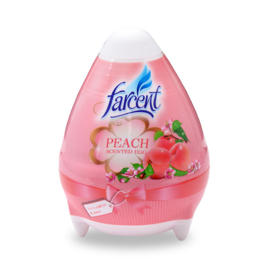 Farcent เจลหอมปรับอากาศรูปไข่ พีช 170 กรัม (แพ็ก 2 ชิ้น) Farcent เจลหอมปรับอากาศรูปไข่ พีช 170 กรัม (แพ็ก 2 ชิ้น)