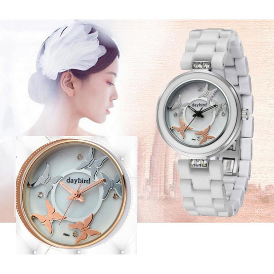 Daybird นาฬิกาข้อมือ รุ่น D3880-WS Daybird นาฬิกาข้อมือ รุ่น D3880-WS