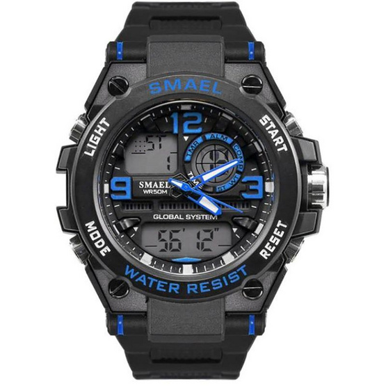 SMAEL นาฬิกาข้อมือ รุ่น SM1603-BK/BL SMAEL นาฬิกาข้อมือ รุ่น SM1603-BK/BL
