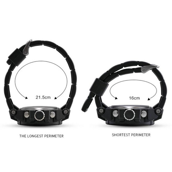 SMAEL นาฬิกาข้อมือ รุ่น SM1603-BK/BL SMAEL นาฬิกาข้อมือ รุ่น SM1603-BK/BL