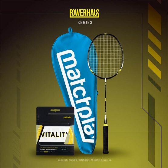 MatchPlay Powerhaus Badminton Racquet / ไม้แบดมินตัน Powerhaus Series MatchPlay Powerhaus Badminton Racquet / ไม้แบดมินตัน Powerhaus Series