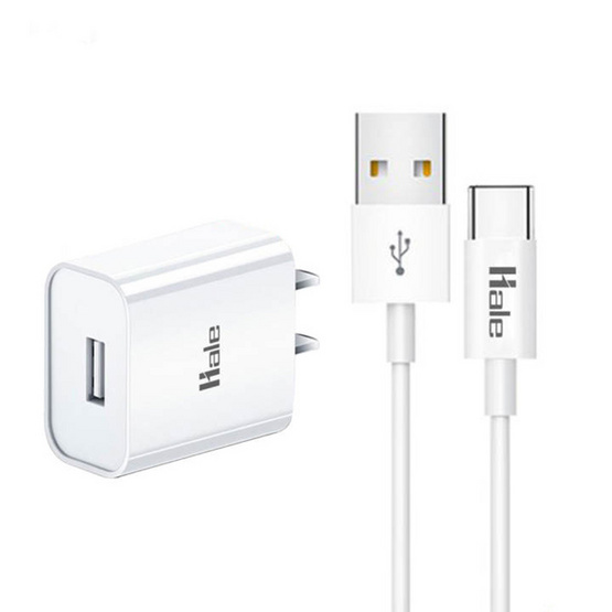 Hale หัวชาร์จพร้อมสาย Type-C รุ่น HCS-06C Hale หัวชาร์จพร้อมสาย Type-C รุ่น HCS-06C