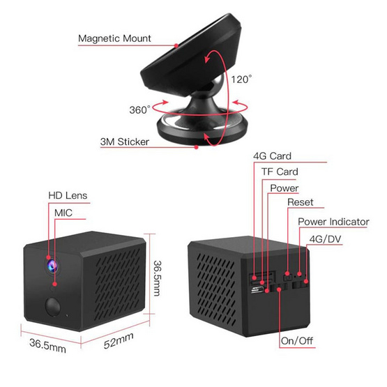 Vstarcam กล้องวงจรปิด IP Camera รุ่น CB72 รองรับซิม 4G Vstarcam กล้องวงจรปิด IP Camera รุ่น CB72 รองรับซิม 4G