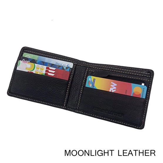 Moonlight WL073BKO กระเป๋าสตางค์หนังแท้ 100% สีดำ Moonlight WL073BKO กระเป๋าสตางค์หนังแท้ 100% สีดำ