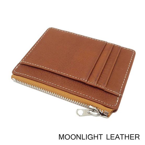 Moonlight AC027TAO กระเป๋าใส่เหรียญ ใส่บัตรหนังแท้รุ่น Pure สีน้ำตาลอ่อน Moonlight AC027TAO กระเป๋าใส่เหรียญ ใส่บัตรหนังแท้รุ่น Pure สีน้ำตาลอ่อน