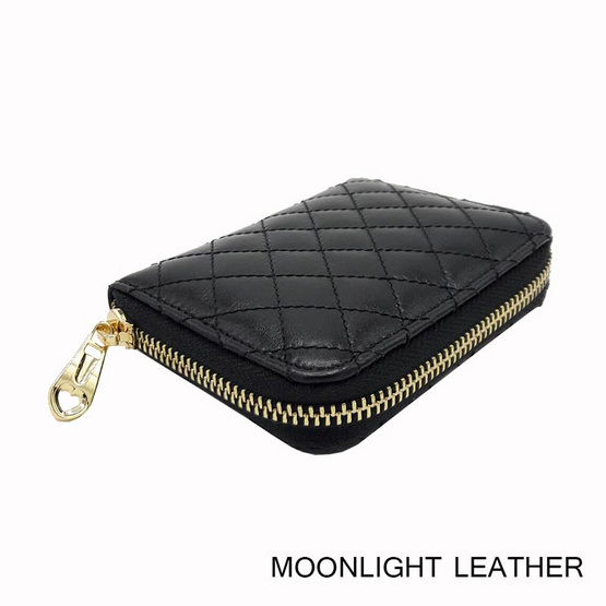 Moonlight WL078BKO กระเป๋าใส่เหรียญหนังแท้ MOONLIGHT รุ่น Mizzy สีดำ Moonlight WL078BKO กระเป๋าใส่เหรียญหนังแท้ MOONLIGHT รุ่น Mizzy สีดำ