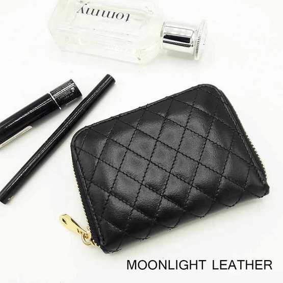 Moonlight WL078BKO กระเป๋าใส่เหรียญหนังแท้ MOONLIGHT รุ่น Mizzy สีดำ Moonlight WL078BKO กระเป๋าใส่เหรียญหนังแท้ MOONLIGHT รุ่น Mizzy สีดำ