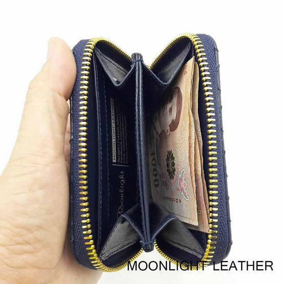 Moonlight WL078BLO กระเป๋าใส่เหรียญหนังแท้ MOONLIGHT รุ่น Mizzy สีน้ำเงิน Moonlight WL078BLO กระเป๋าใส่เหรียญหนังแท้ MOONLIGHT รุ่น Mizzy สีน้ำเงิน