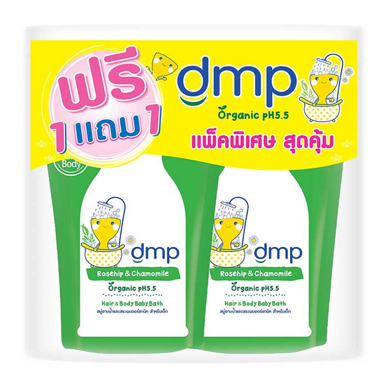 DMP ครีมอาบน้ำ โรสฮิป&คาโมมายถุงเติม 350 มล. DMP ครีมอาบน้ำ โรสฮิป&คาโมมายถุงเติม 350 มล.