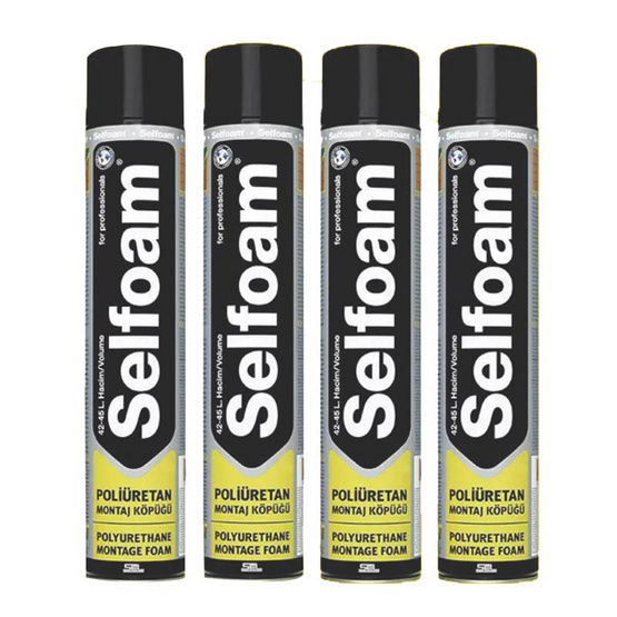 SELFOAM โพลียูริเทรนโฟม แพ็ค 4 SELFOAM โพลียูริเทรนโฟม แพ็ค 4