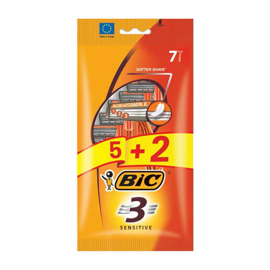 BIC มีดโกน แบบ 3 ใบมีด 5 + 2 ด้าม BIC มีดโกน แบบ 3 ใบมีด 5 + 2 ด้าม