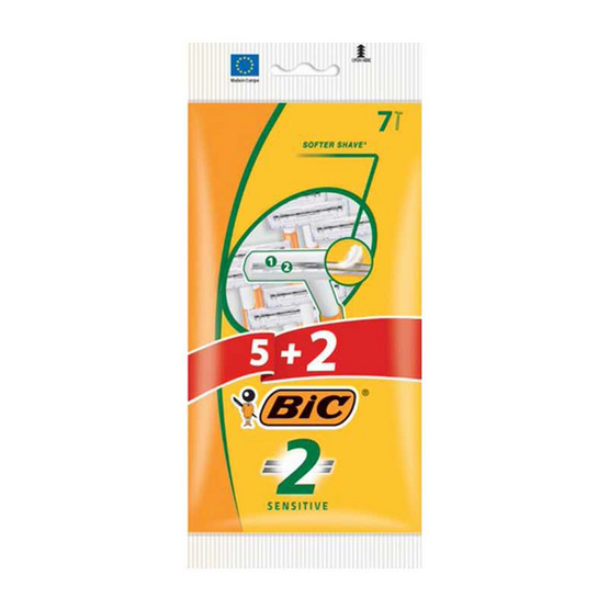 BIC มีดโกน แบบ 2 ใบมีด 5 + 2 ด้าม BIC มีดโกน แบบ 2 ใบมีด 5 + 2 ด้าม