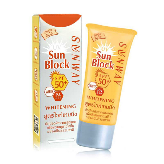 Sunway Sun Block Cream SPF50+ PA+++ #2 สีเนี่อ 30 g Sunway Sun Block Cream SPF50+ PA+++ #2 สีเนี่อ 30 g