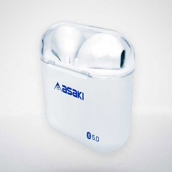 Asaki หูฟังบลูทูธแบบ True Wireless รุ่น A-K6655 Asaki หูฟังบลูทูธแบบ True Wireless รุ่น A-K6655