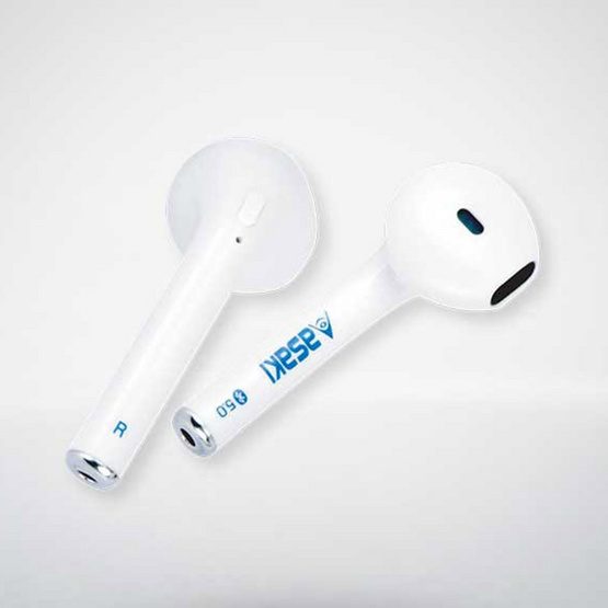 Asaki หูฟังบลูทูธแบบ True Wireless รุ่น A-K6655 Asaki หูฟังบลูทูธแบบ True Wireless รุ่น A-K6655